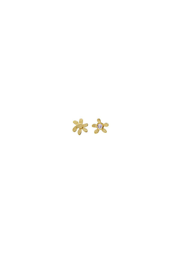 Maanestens Mynte Earrings - Sterling Silver (925) Gold Plated. Køb øreringe her.