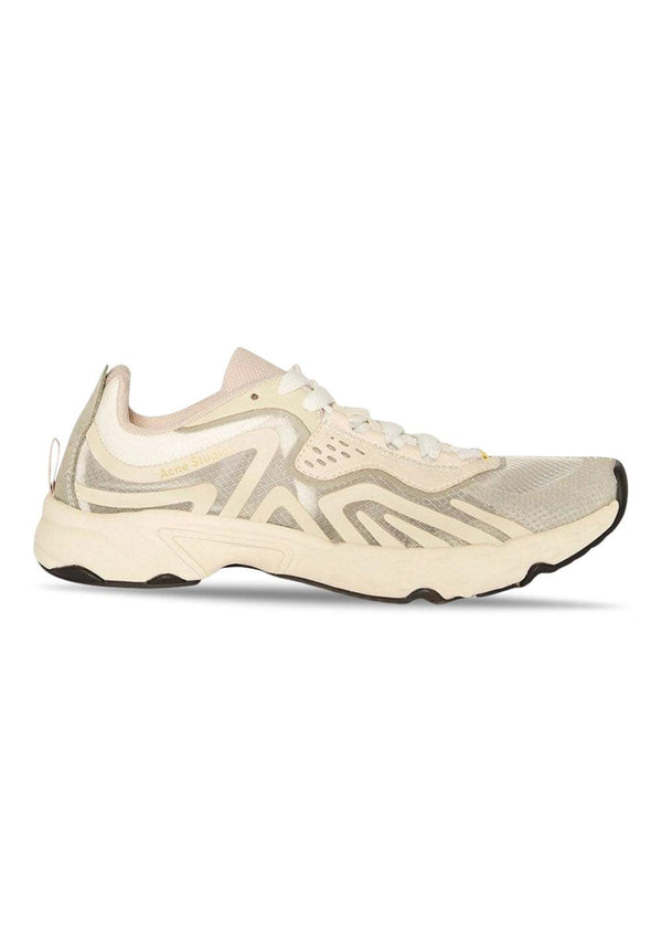 Acne Studios' N3W W - White/Ivory/Ivory - Sneakers. Køb sneakers her.