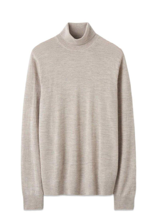 Tiger of Swedens NEVILE - Beige Melange. Køb strik her.