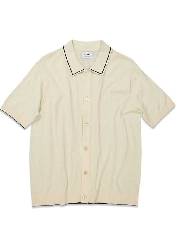 Nn. 07s Nolan Polo 6561 - Ecru. Køb strik her.