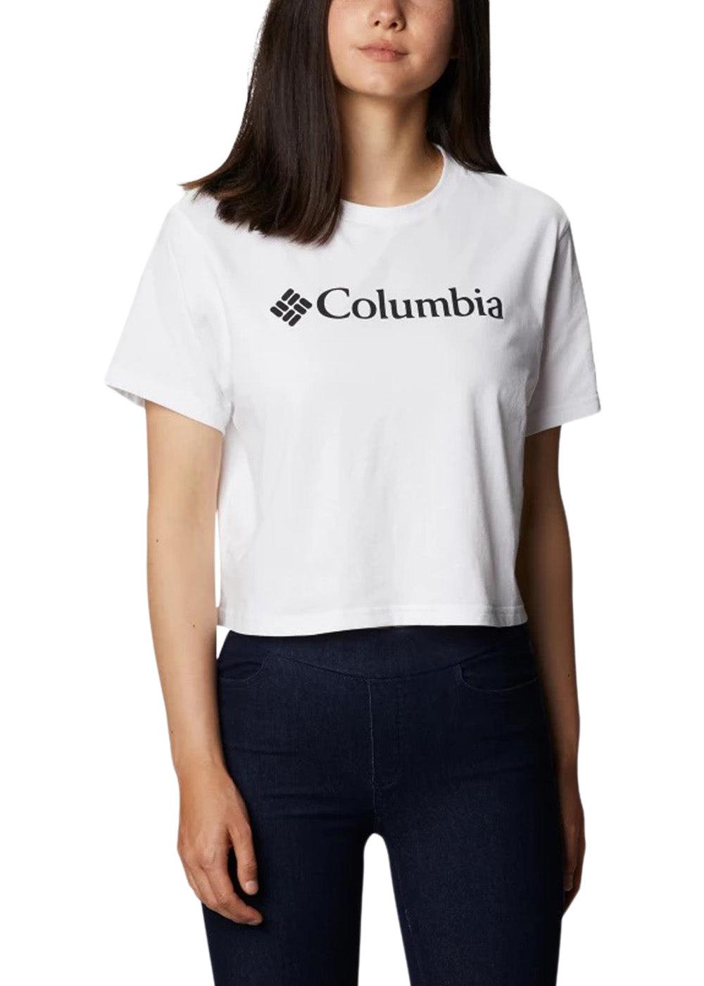 Columbias North Cascades™ Cropped Tee - White. Køb t-shirts her.