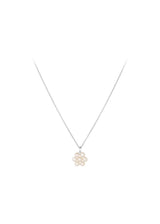 Pernille Corydons Ocean Bloom Necklace Adj. 42-48 cm - Silver. Køb halskæder her.