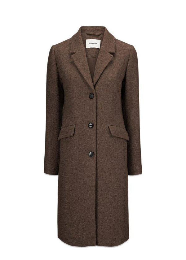 Modströms Pamela coat - Chipmunk. Køb frakker her.