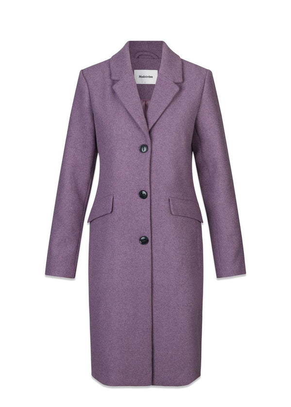 Modströms Pamela coat - Pale Grape. Køb frakker her.