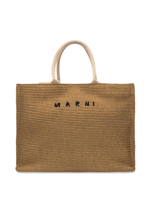 Marnis SHOPPING BAG - Raw Sienna/Natural. Køb designertasker||skuldertasker her.