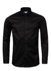 Etons Slim - Signature Twill - Sort. Køb shirts her.