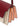 TRUNK BAG - Burgundy+White+Cinderrose-Bags-Marni-Butler Loftet