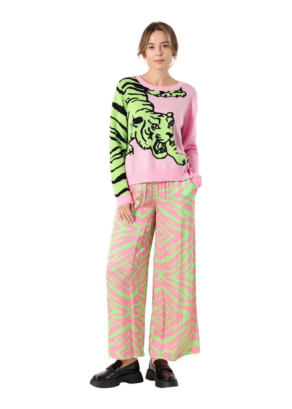 Taylor trousers - Pink Tiger Art Print