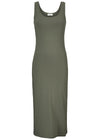 Modströms Tulla x-long - Dark Khaki. Køb kjoler her.