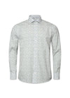 Etons Umbrella Print Poplin Slim Shirt - Light Blue. Køb shirts her.