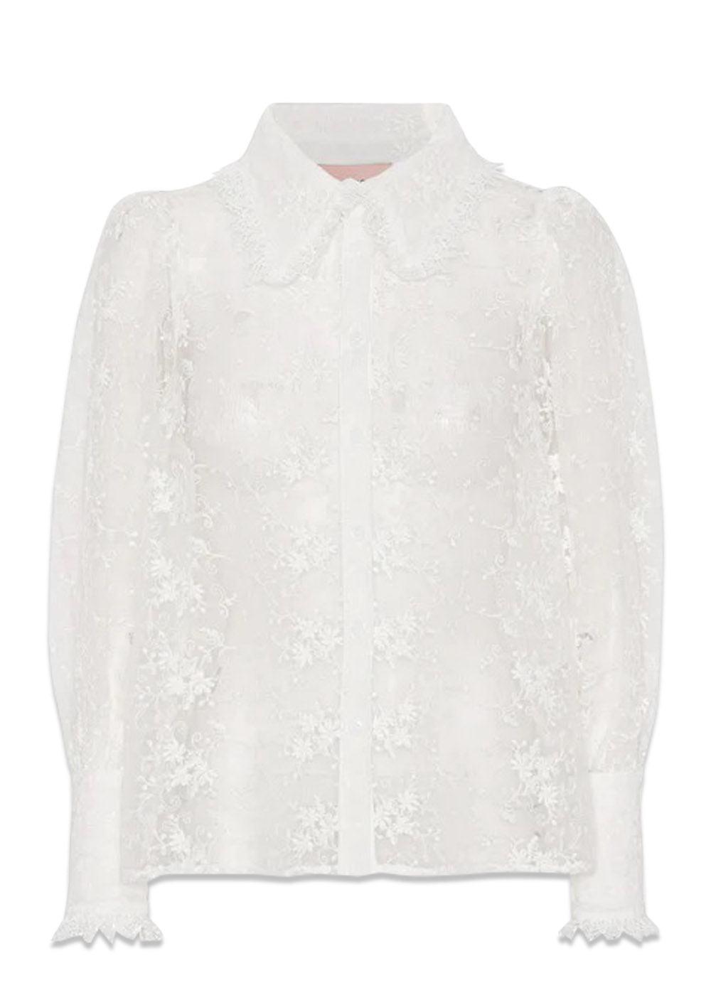 HUNKØN's Vala Shirt - White. Køb shirts her.