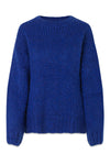 Modströms Valentia o-neck - Electric Blue. Køb strik her.