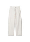 Carhartt WIP's W' Brandon Pant - White Rinsed. Køb jeans her.