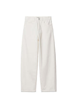 Carhartt WIP's W' Brandon Pant - White Rinsed. Køb jeans her.