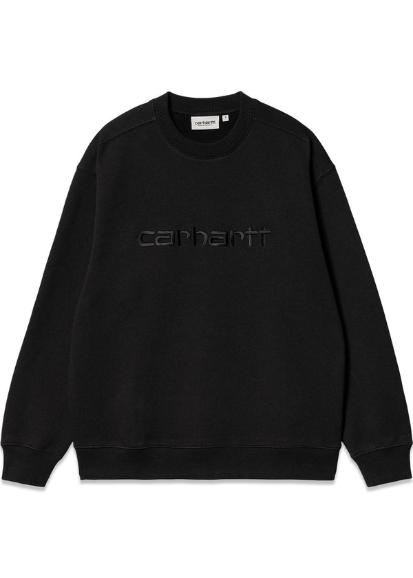 Carhartt WIP's W' Carhartt Sweat - Black/Black. Køb sweatshirts her.