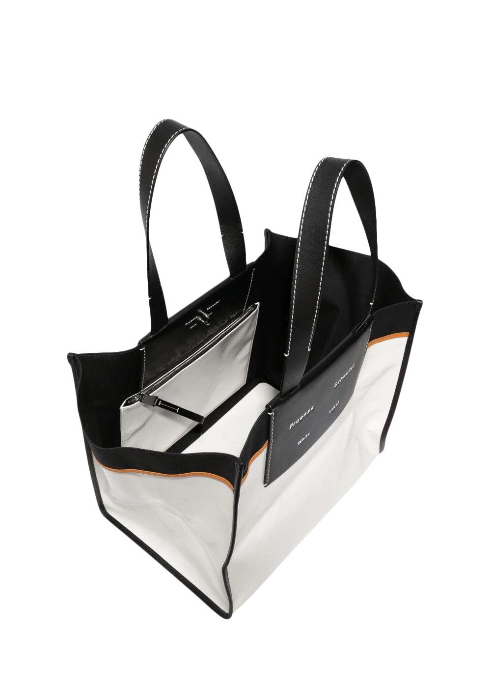 XL Morris Coated Canvas Tote - Off White