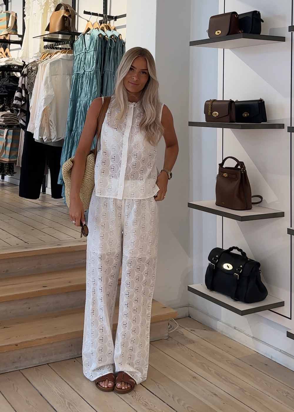 Nanettemd pants - Soft White
