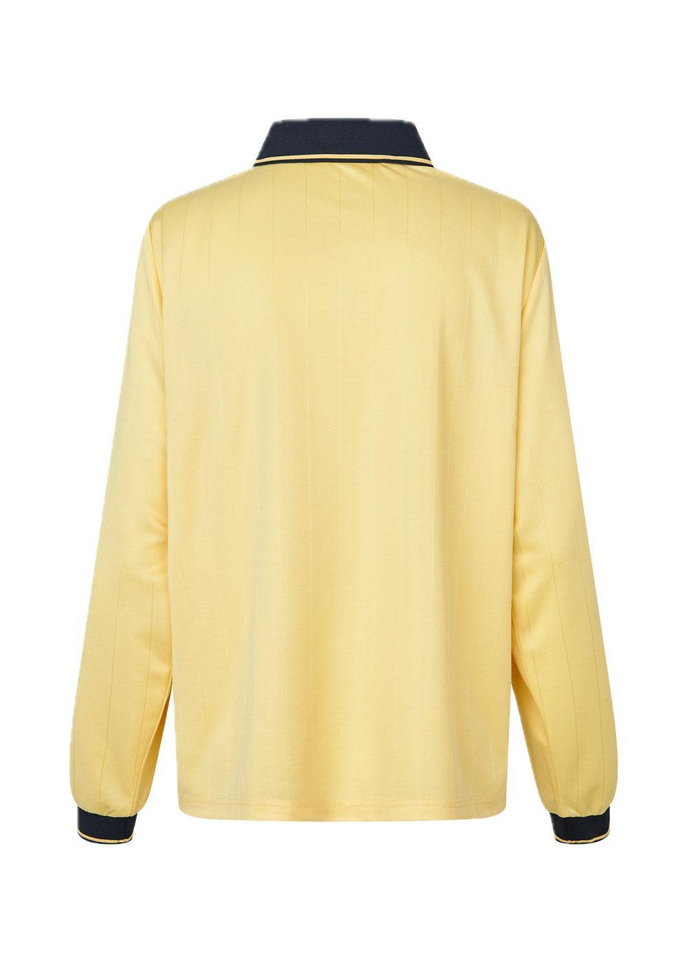 1971 polo - Yellow/Navy-T-shirts-Modström-Butler Loftet