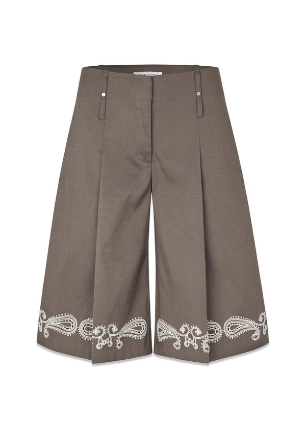 2492 Embroidered Canvas - Cherries On A Paisley-Shorts-Stine Goya-Butler Loftet