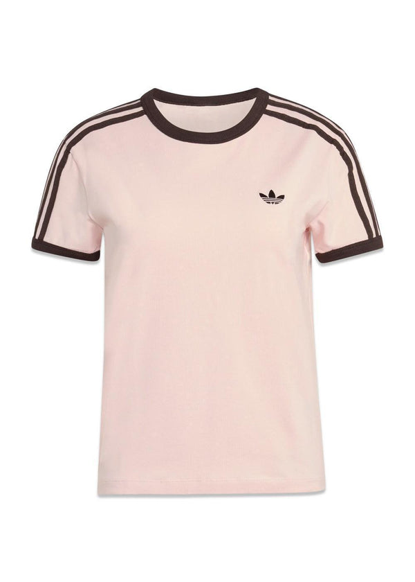 3S TEE SLIM - Sandy Pink-T-shirts-Adidas Originals-Butler Loftet