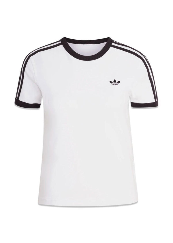 3S TEE SLIM - White-T-shirts-Adidas Originals-Butler Loftet