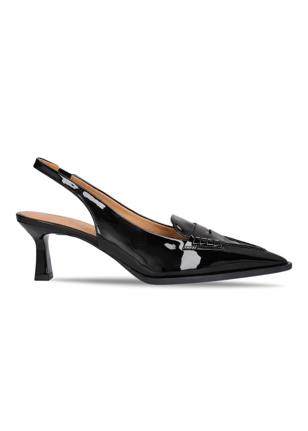 A9339 - Sling back Black patent 200-Shoes-Billi Bi-Butler Loftet