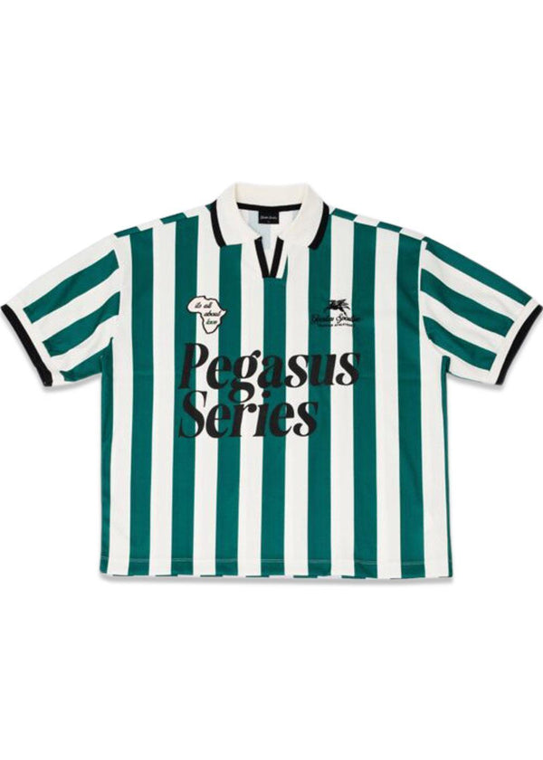 About Love Football Tee - Green/Ecre-T-shirts-Goodies Sportive-Butler Loftet