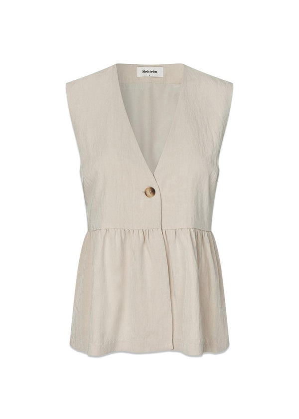 Agnetemd vest - Summer Sand-Top-Modström-Butler Loftet
