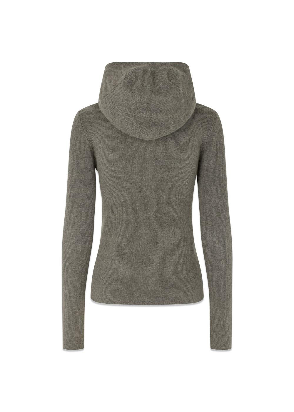 Alanis Hood Knit - Coca Mocha-Knitwear-Oval Square-Butler Loftet