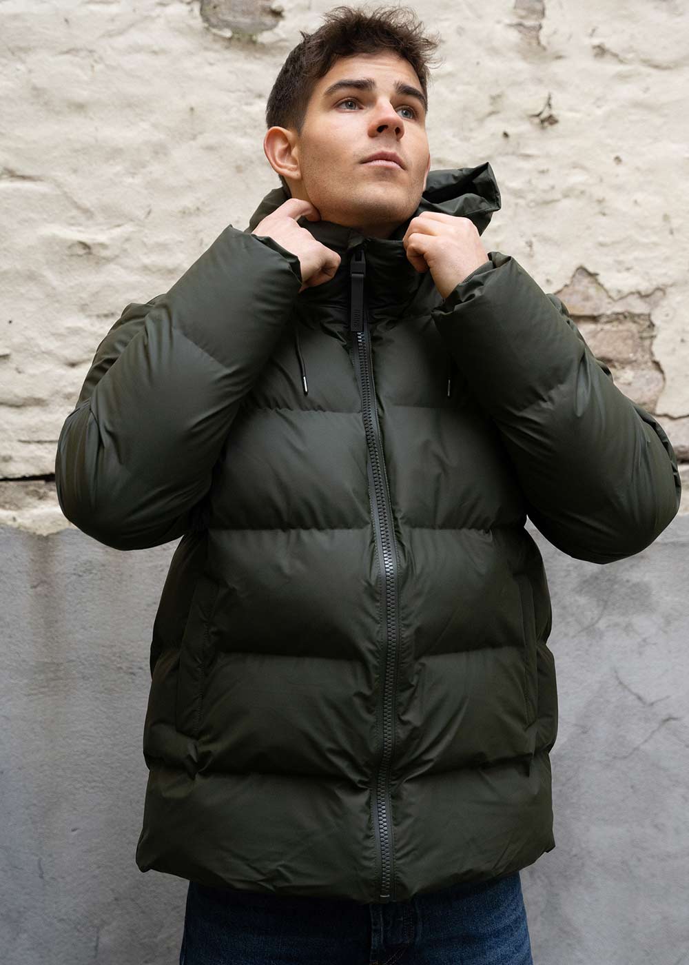 Alta Puffer Jacket W3T3 - Green-Outerwear-Rains-Butler Loftet