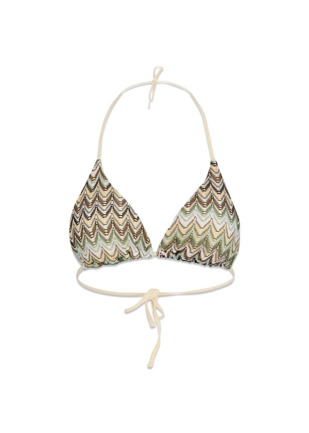 Amber Bel Bikini Top - Beetle Green-Swimwear-BeckSöndergaard-Butler Loftet