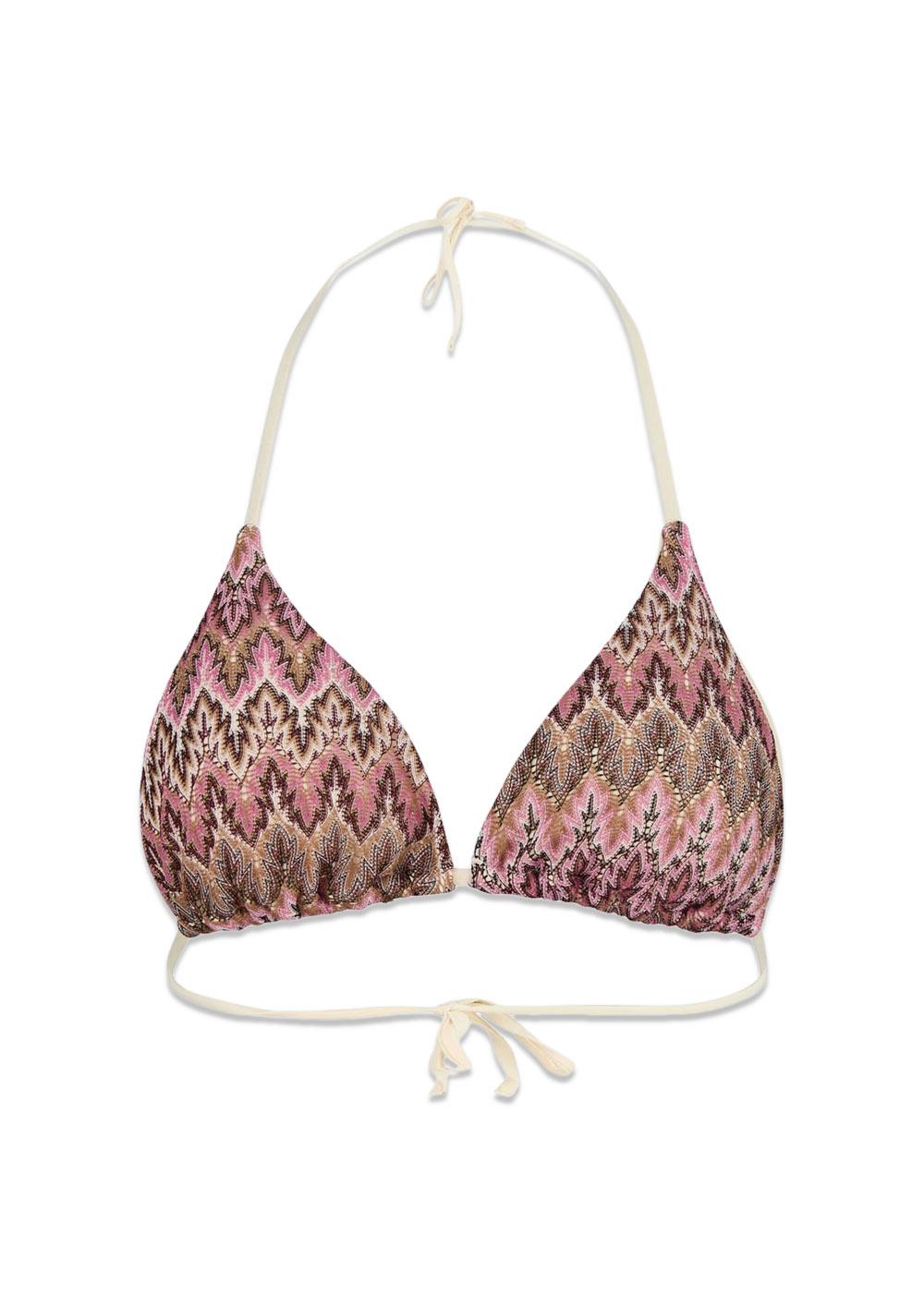 Amber Bel Bikini Top - Dusty Rose-Swimwear-BeckSöndergaard-Butler Loftet