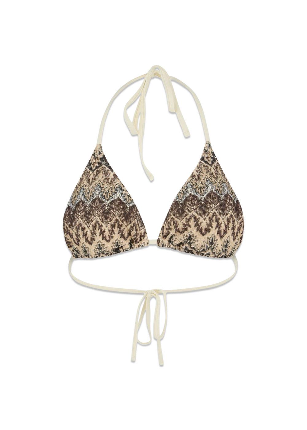 Amber Bel Bikini Top - Mocha Brown-Swimwear-BeckSöndergaard-Butler Loftet