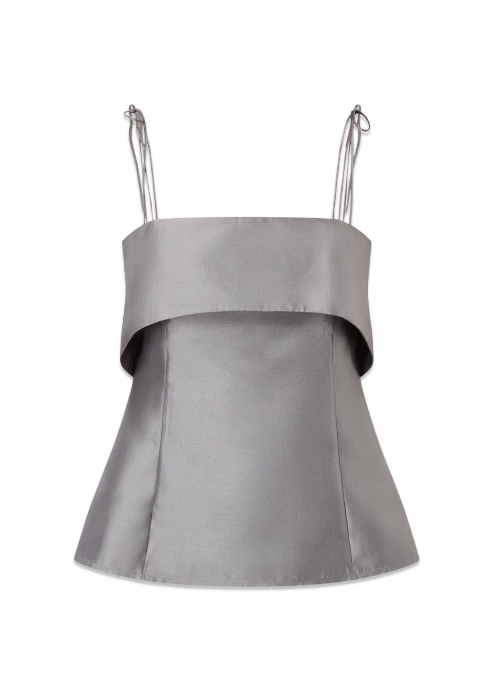 Ambra Top - Smoke-Top-The Garment-Butler Loftet