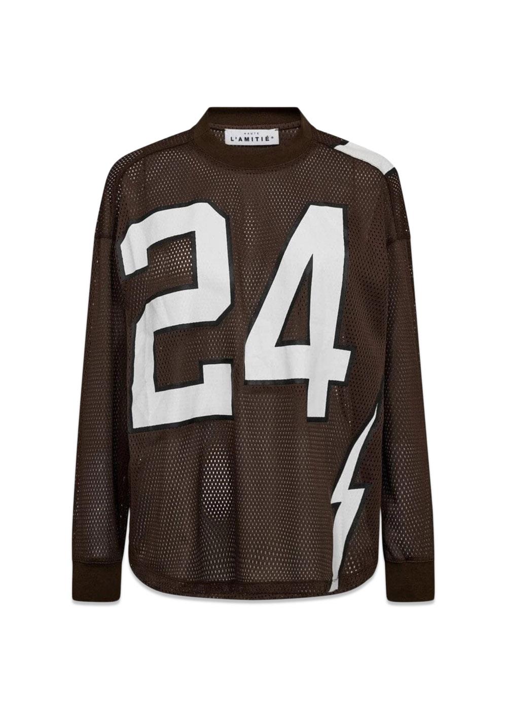 American Football LS Tee - Mocca-T-shirts-HAUTE L’AMITIÉ-Butler Loftet