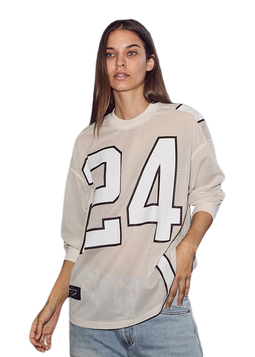 American Football LS Tee - Pearl-T-shirts-HAUTE L’AMITIÉ-Butler Loftet