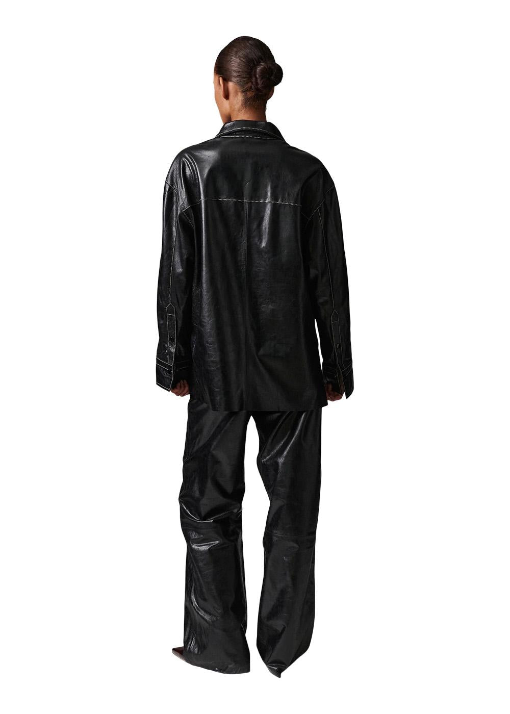 Andreas - Polished Leather - Black-Shirts-DAY Birger et Mikkelsen-Butler Loftet