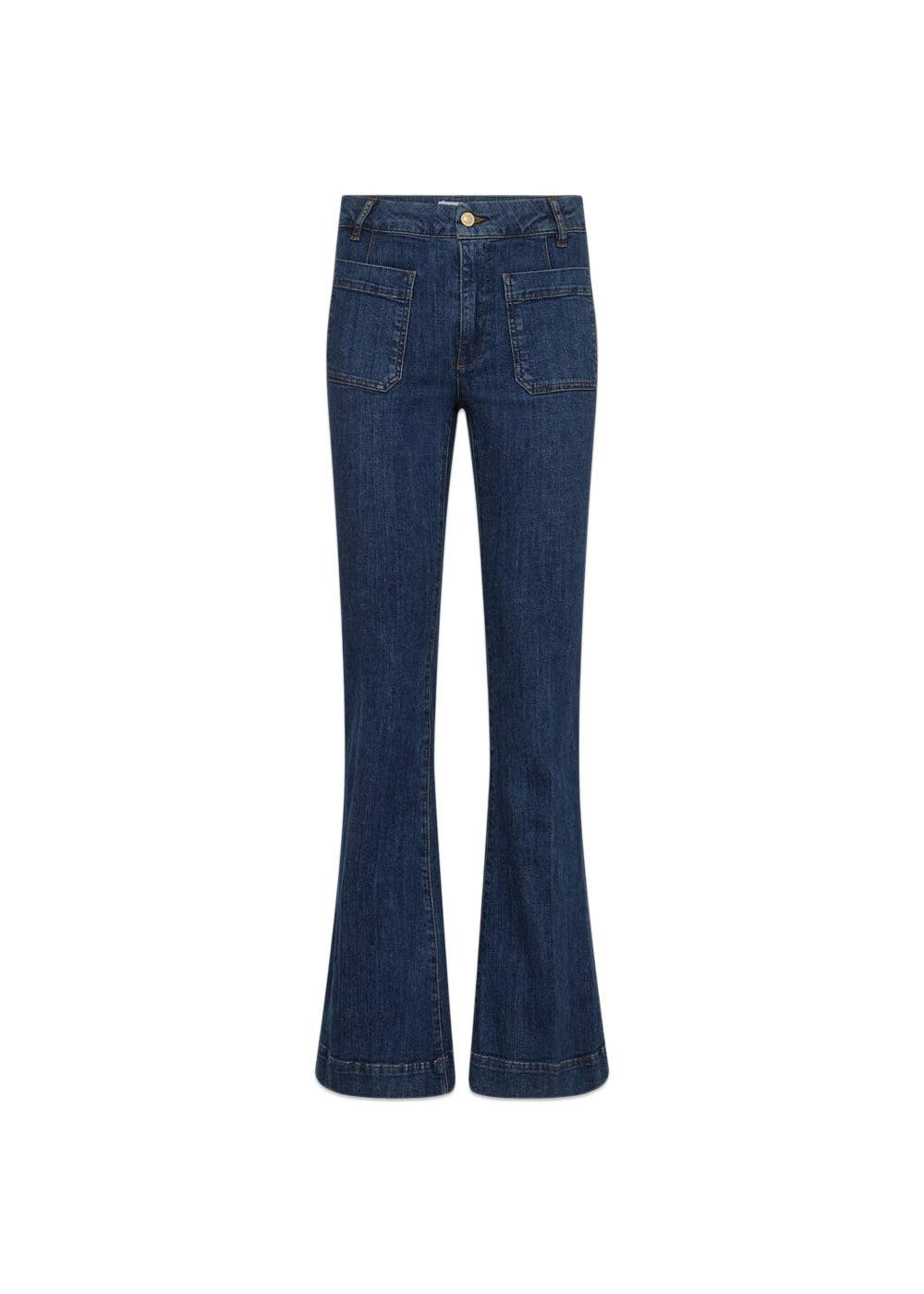 Ann Charlotte Jeans Wash Middark Nottingham - Denim Blue