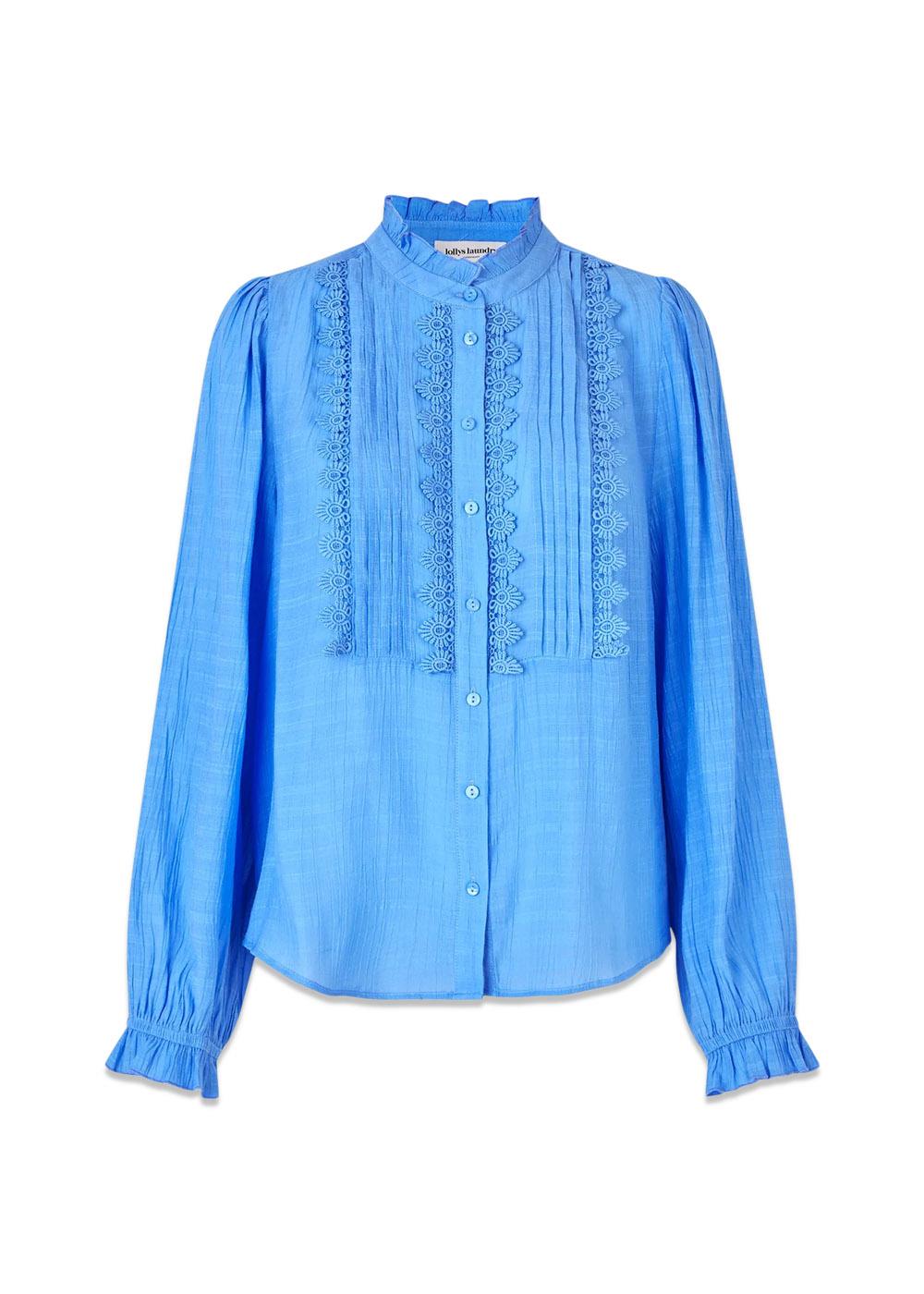 ArielLL Shirt LS - Neon Blue-Shirts-Lollys Laundry-Butler Loftet