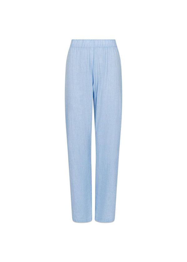 Neo Noirs Astra Chambray Pants - Blue. Køb bukser her.