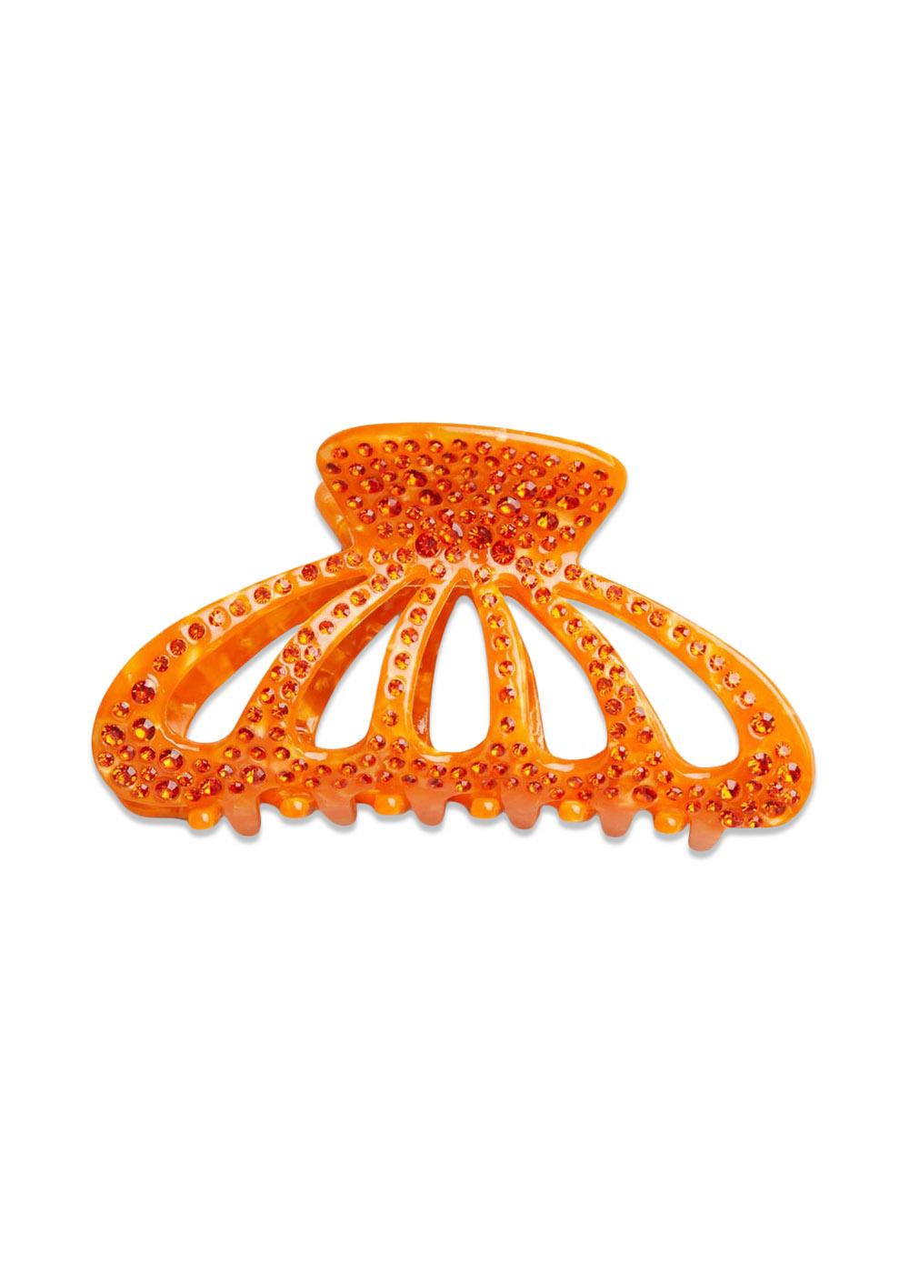 Athalia Hair Claw - Persimmon Orange-Accessories-BeckSöndergaard-Butler Loftet