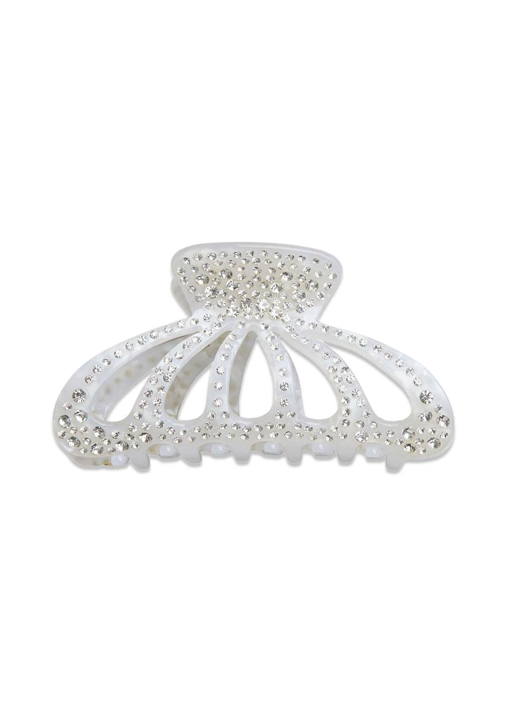 Athalia Hair Claw - White-Accessories-BeckSöndergaard-Butler Loftet