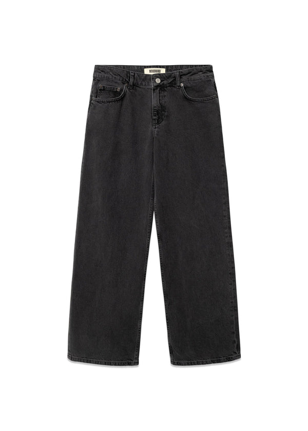 Aya Crow Jeans - Black Vintage-Jeans-Woodbird-Butler Loftet
