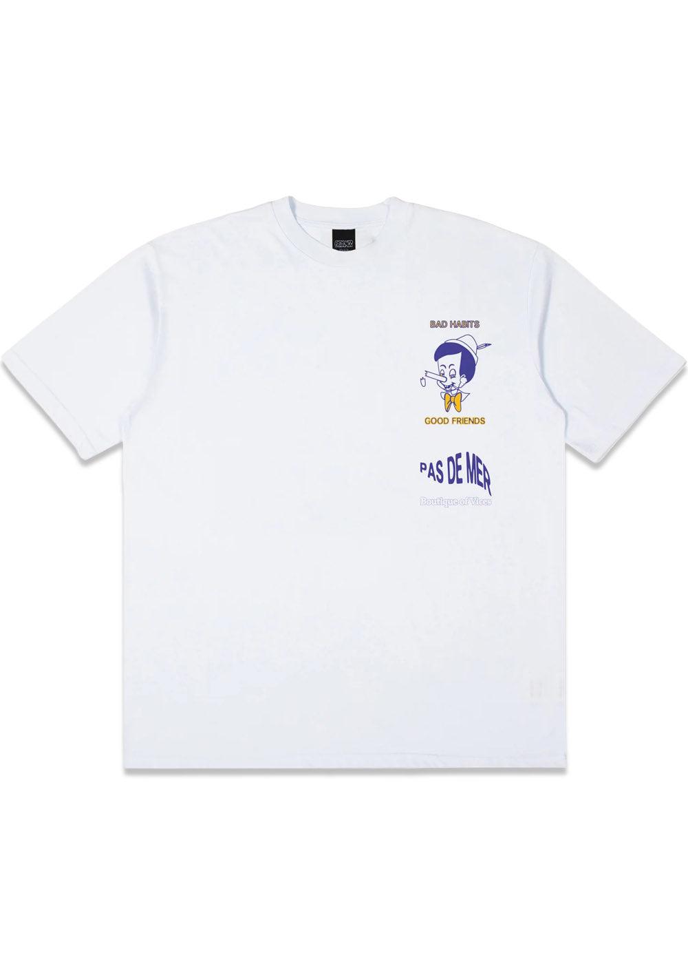 BAD HABITS TEE - White