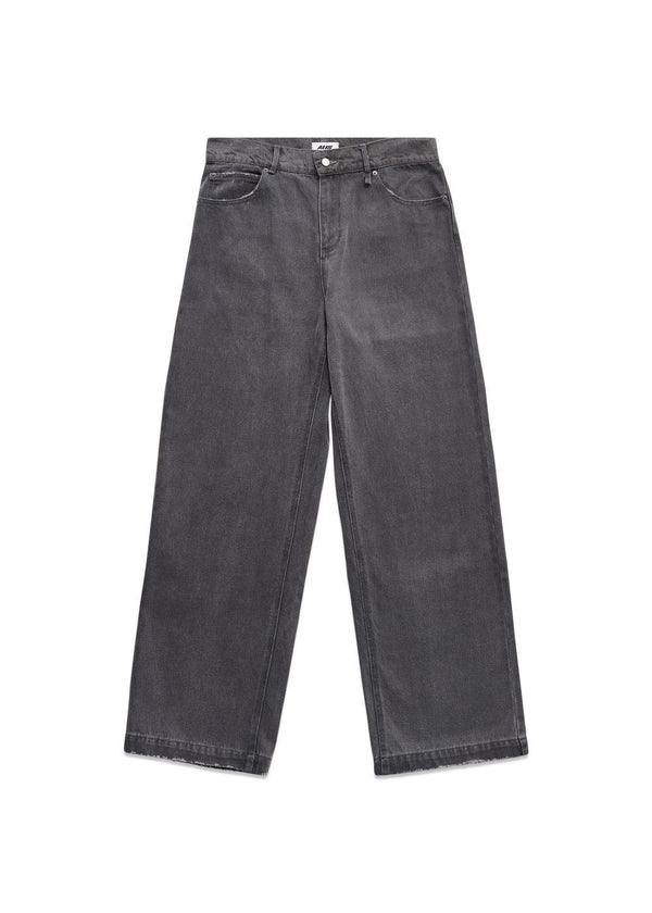 BAM WIDE FIT JEANS - Washed Grey-Jeans-ALIS-Butler Loftet