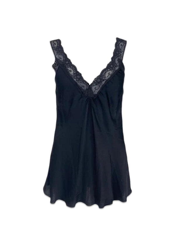 BCBEA lace top - VINTAGE DYED - Black