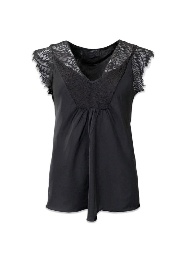 Black Colours BCBILLY lace top - Black. Køb toppe her.