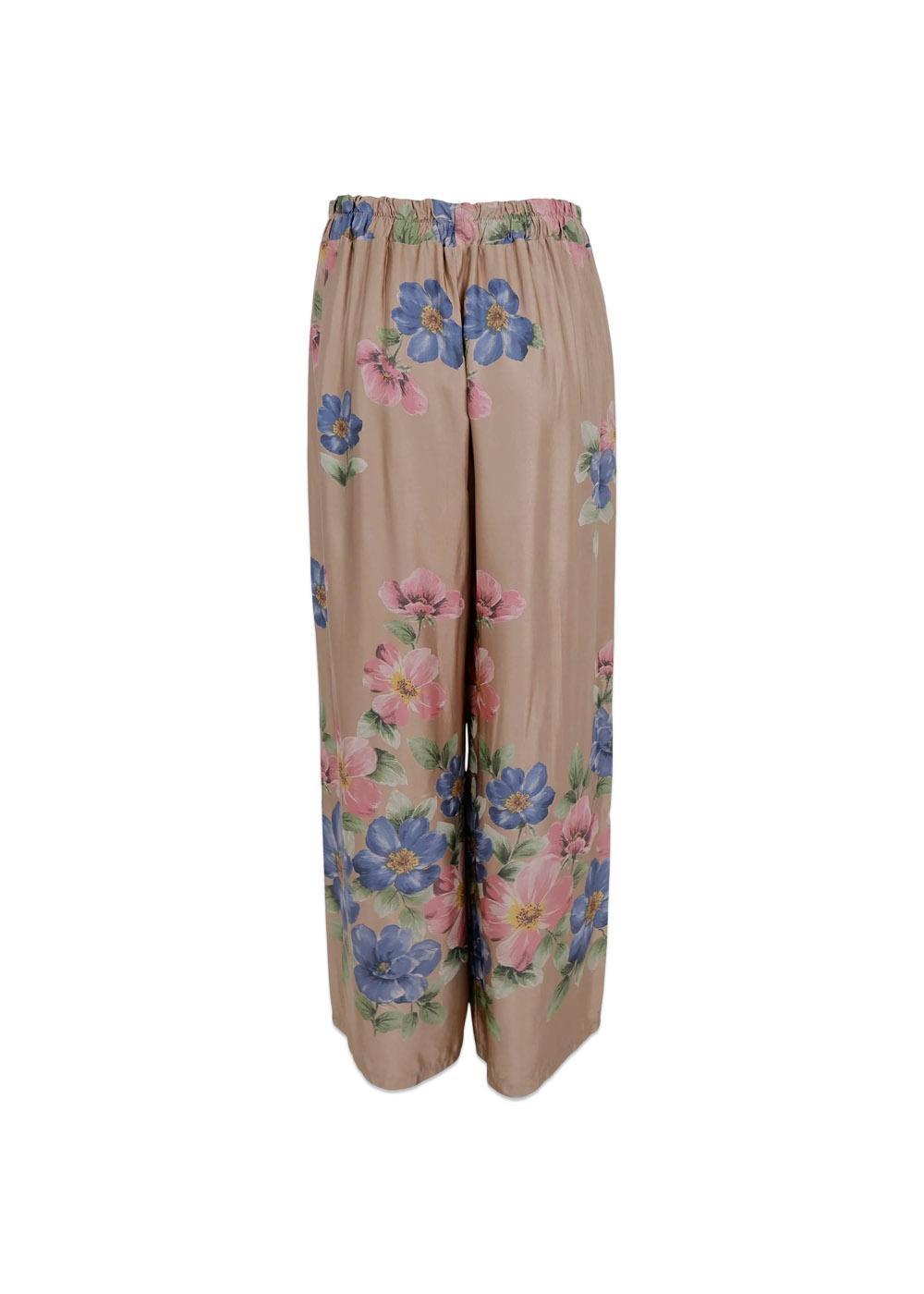 BCEMME flower pants - Frappe-Pants-Black Colour-Butler Loftet