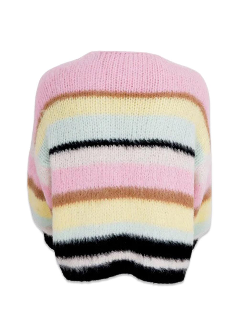 BCKARMA striped cardigan - Soft Pastel