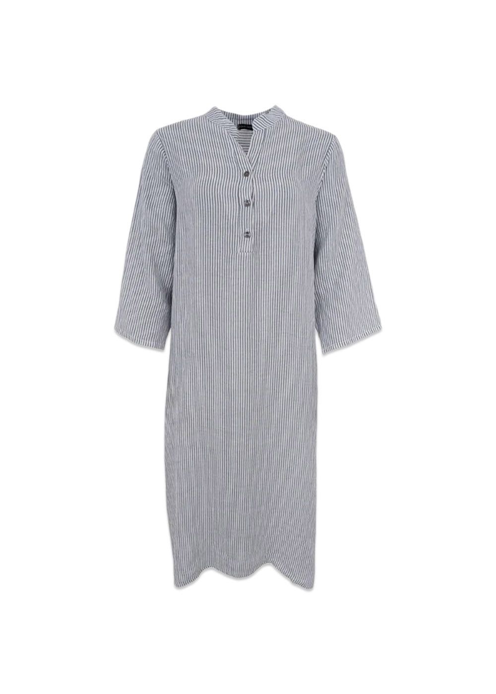 BCMELINA linen shirt dress - Northern Grey